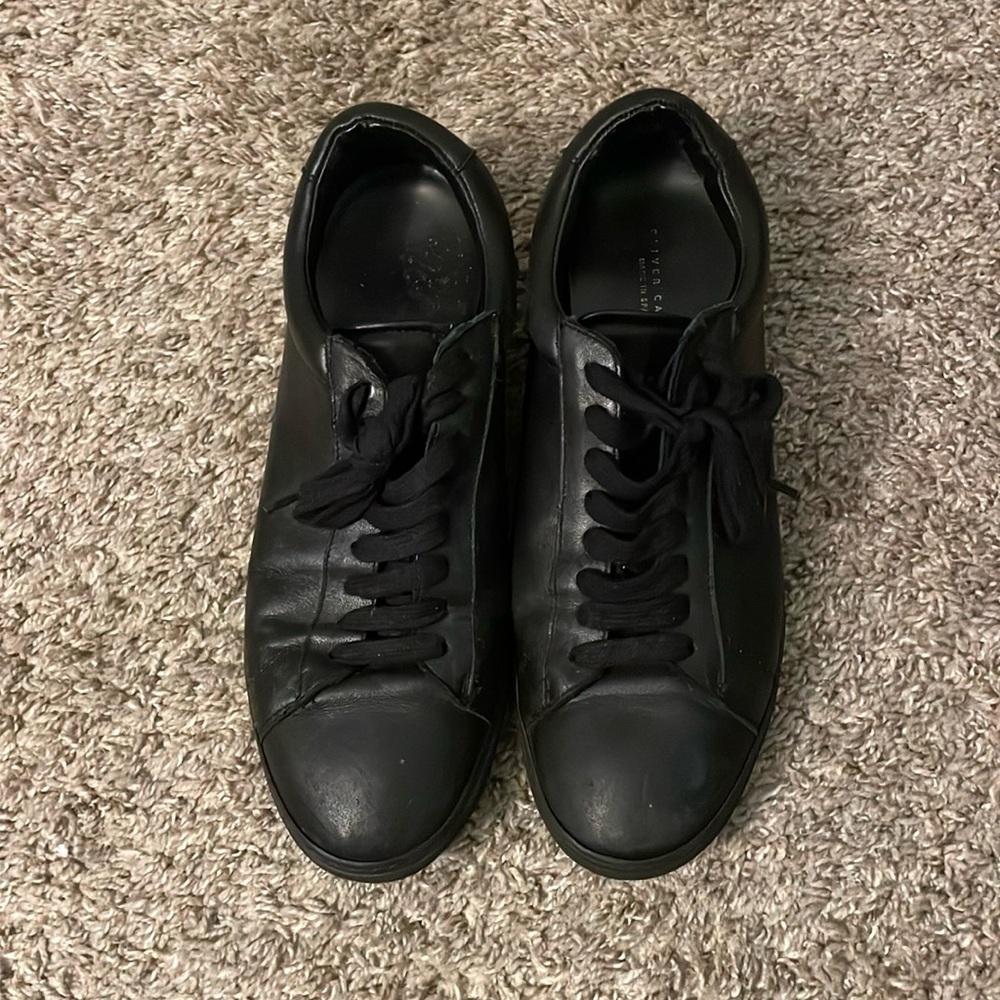 Oliver Cabell all black leather shoes size 10